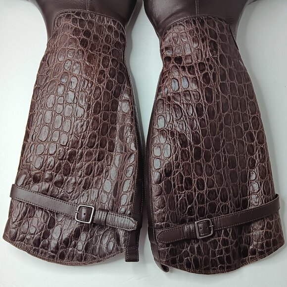 Clarks kneel length brown boots, fall boots - Picture 6 of 6